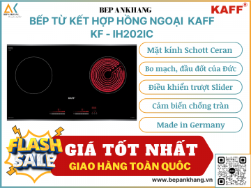 Bếp từ kết hợp hồng ngoại KAFF KF - IH202IC - Made in Germany